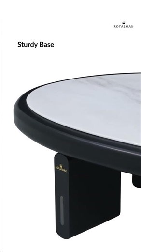 Royaloak Luna Italian Glass Coffee Table