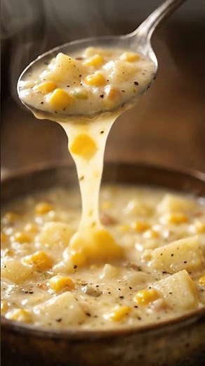 Creamy Potato Corn Chowder 🌽🥔🥣