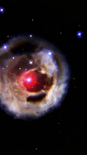 41K views · 1.7K reactions | •• V838 Monocerotis Revisited • Here we see a light echo. A view of an expanding halo of light around a distant star, named V838 Monocerotis (V838 Mon). The illumination of interstellar dust comes from the red supergiant star at the middle of the image, which gave off a flashbulb-like pulse of light. Credit: NASA, the Hubble Heritage Team (AURA/STScI) and ESA | Astronomy Nation | Facebook