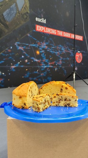 40K views · 22 reactions | Science is better with cake  #science #ESAEuclid #DarkEnergy #DarkUniverse | Particle Clara | Facebook