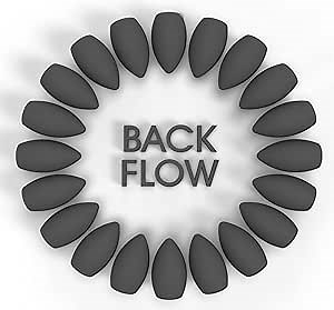 1.25'' BACKFLOW Unscented Charcoal 10 Incense Cones - Ideal for Incense Making, Add Any Aroma Depot Fragrance Oil to Make Your own Scented Cones. (10 Cones)