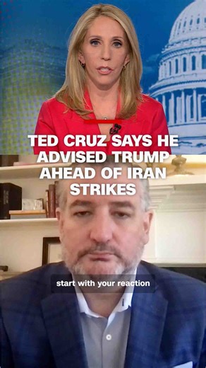 Sen. Ted Cruz said he discussed the operation to strike Iran with President Donald Trump on Friday. Cruz said he urged Trump to remove the "teetering" regime. | CNN International