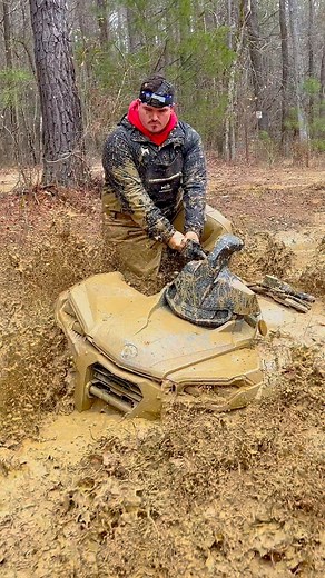 The outty is a mud menace🔥 #canamoutlander #canam #mud #mudding #offroading #atv #BogginOnThePlains #superatv #NATORS | Rickmercs