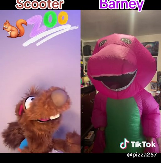#duet with @Scooter McNutty #barneyandfriends #barneythedinosaur #barneythepurpledinosaur #barney #barneyhomevideo #barneyletsgotothezoo #barney💜 #zoo #scooter #letsgotothezoowithbarney #barneyinflatablecostume #scootermcnutty #scootermcnutty🐿️ #squirrel #squirrel🐿️ #barneythepurpledinosaur💜 #barneycostume #barneythedinosaur💜 #pizza257 #marvinnavarro