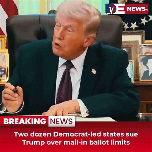 Desitdown News (Two dozen Democrat led states sue Trump over mail in ballot limits) #desitdown #news
