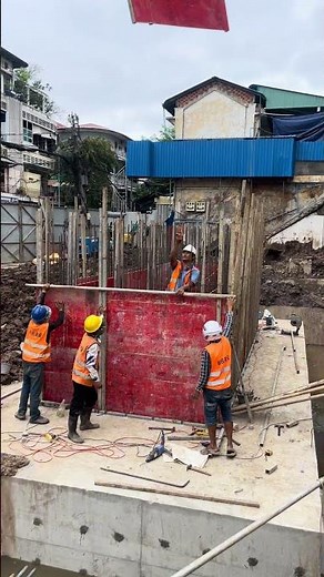 Core formwork installation #construction #shorts #building #civilengineeringgroups