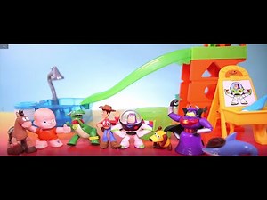 Toy Story color changer, slide and surprise Playground Playset color Shifters by Disney Pixar