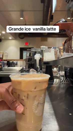 Grande Iced Vanilla Latte Recipe from Starbucks