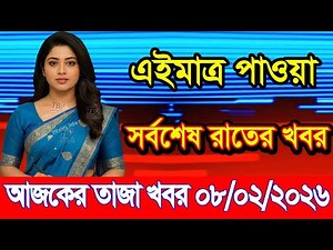 This is Ajker khobor 08February 2026 | Bangladesh latest news | somoy news | banglavision | bdnews24