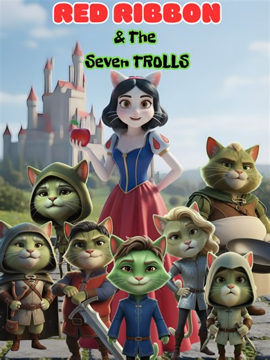 Red Ribbon & The Seven Trolls: A Dark Birthday Tale