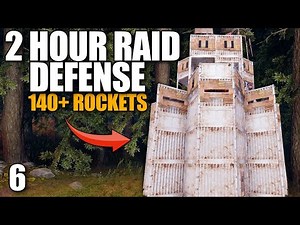 THIS CLAN SIEGE RAIDED ME FOR 2+ HOURS WITH 140+ ROCKETS | Solo Rust