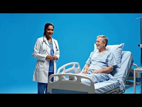 Hospital Patient Care Scene | Doctor Consultation Medical Video Background