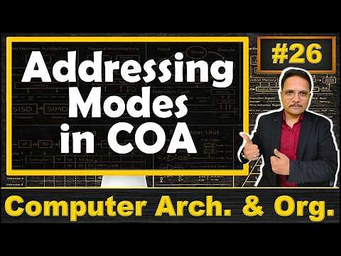 Addressing Modes in Computer Organization & Architecture: Types and Examples | COA