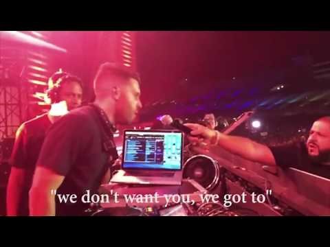 Dj Khaled getting trolled by yellow claw & crowd at EDC 2017 Las Vegas