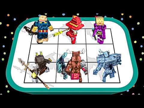Minecraft Mega Fight Gameplay | Warrior Robot Dinosaur Monster Battle Max Level Merge Craft