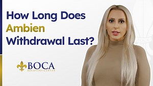 How Long Does Ambien Withdrawal Last? #addictionawareness https://bocarecoverycenter.com/addiction/ambien/withdrawal/ | Boca Recovery Center