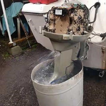 1975 Evinrude 85hp- V4 "Bench Test"