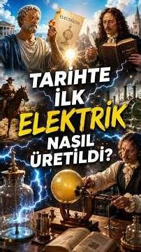 ⚡How Was the First Electricity Produced in History? #electricity #history #discovery