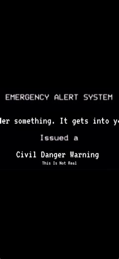 It Finds You: EAS Scenario (THIS IS NOT REAL) #horror #easscenario #scary #analoghorror #horrortok