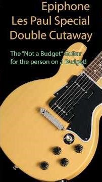 Epiphone Inspired by Gibson, Les Paul Special Double Cutaway in TV Yellow #guitar #electricguitar