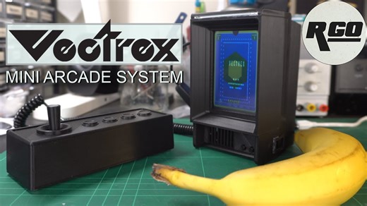 3D-Printed Miniature Vectrex #piday #raspberrypi @Raspberry_Pi