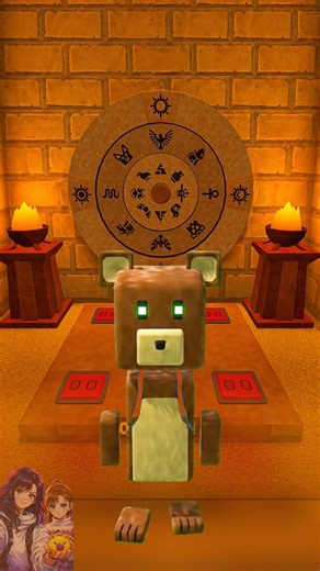 Secret Pyramid Door… What’s the RIGHT Code?! 😱🐻 #superbearadventures