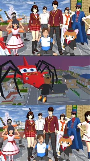 Cut butler dan Yuta Mio menyelamatkan Kota Sakura dari ANOMALI #dramasakuraschoolsimulator #idsakura