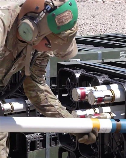 Loading Weapons onto an AH-64E Apache
