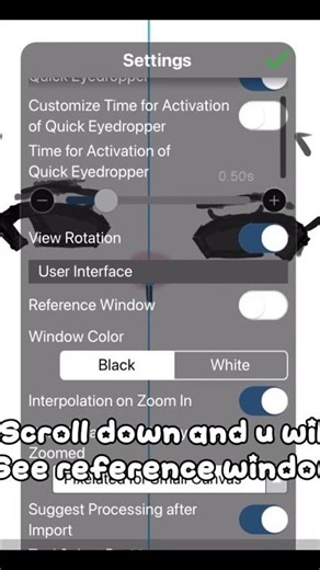 How to get a reference photo in ibis paint#art #shorts