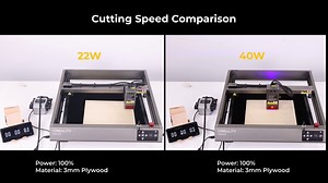 Creality Laser Engraver, 40W Laser Cutter with Air Assist, 120W High Accuracy 3D Engraving Machine, DIY CNC Machine for Wood and Metal, Acrylic, Leather, etc (Faclon 2 40W)