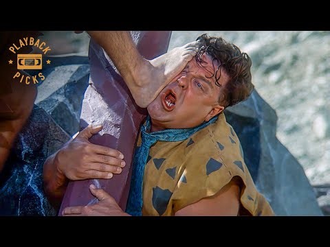 Fred and Barney Stop Cliff | The Flintstones