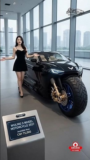 Wuling Just Shocked the World! 😱 2027 Enclosed 3-Wheel Motorcycle – The Future of Urban Mobility?