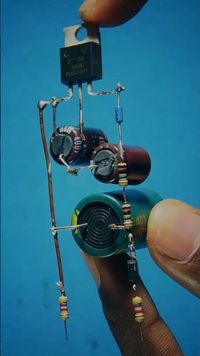 How to make a electric fence circuit | Highvoltage generator 12000v