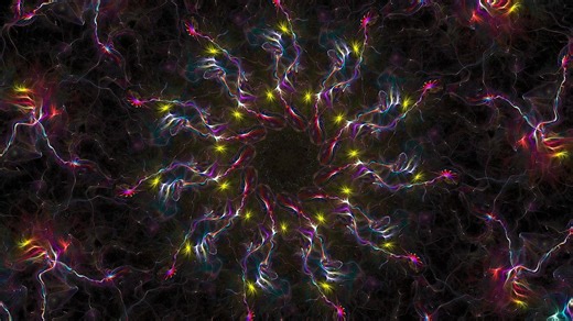 073 群鸟飞舞的世界末日 |冥想|宇宙|神秘体验|助眠|治愈|灵性|抽象艺术|黑暗氛围|分形