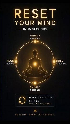 4-4-4-4 Box Breathing Method | Reduce Stress & Anxiety Fast (Guided Breathing)