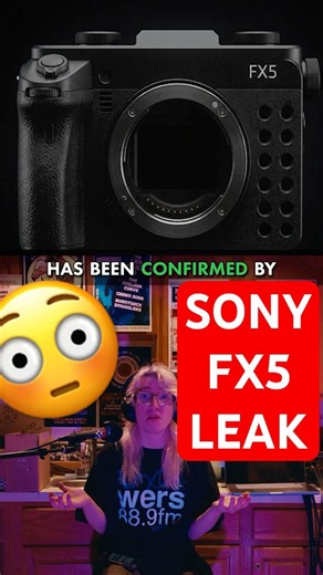 FIRST Sony FX5 Leaked Specs (COMING SOON) 😳 #sony #camera #cinema
