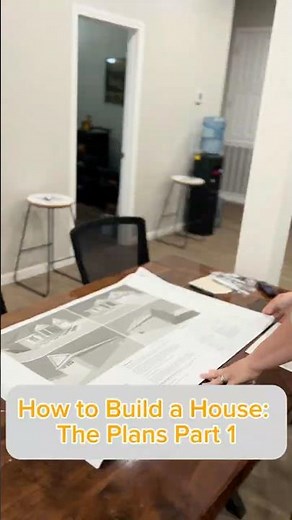 How to Build a House: The Plans! #construction #shorts #diy #homebuild