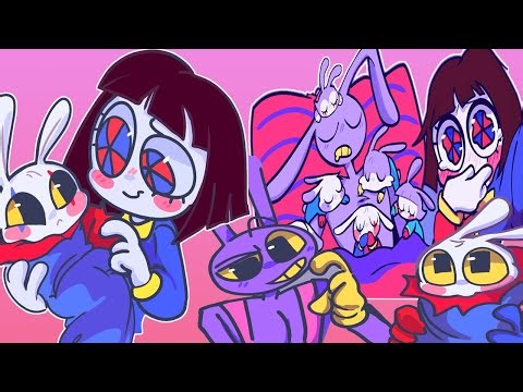 Jax x Pomni Fan Child Lovely Chaos | The Amazing Digital Circus Comic | TADC