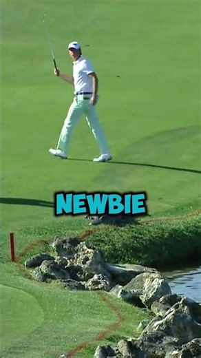 He Tapped an Alligator… and Everyone Lost Their Minds! 😱😂 #golf #alligator #provsnoob