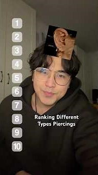 Ranking Different Types Of Piercings #ranking #viralshorts
