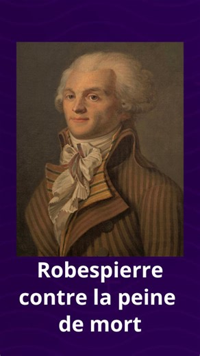 Robespierre était contre la peine de mort ☠️ #Histoire #Robespierre #PeineDeMort | L'Histoire Sans Faim