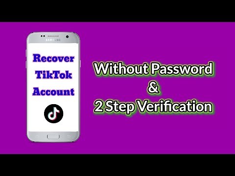 How to login tiktok account without password and 2 step verification enter password