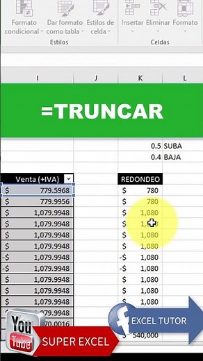 COMO TRUNCAR DECIMALES #excel #excel2022 #shorts #excelformula #exceltutorial #exceltips