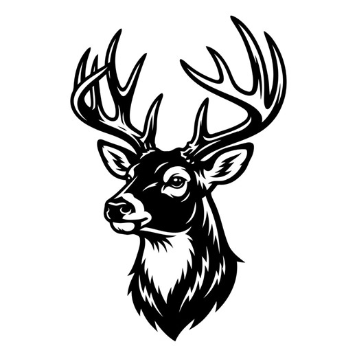 Whitetail Buck Deer Svg, Hunting Wildlife Svg, Whitetail Buck Deer Vector, Deer Clipart, Cricut Vector, Cut File, Digital Download - Etsy