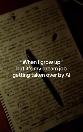 #writing || seeing something I’ve been wanting to do since youth getting taken over by AI and bots genuinely hurts. Even if it’s still writing it’s not ART. ART is made by HUMANS. Not AI bots who do not have the same creativity as the human mind. If it gets fully taken over by AI I will forever be upset. #ai #job #whenigrowup #fyp