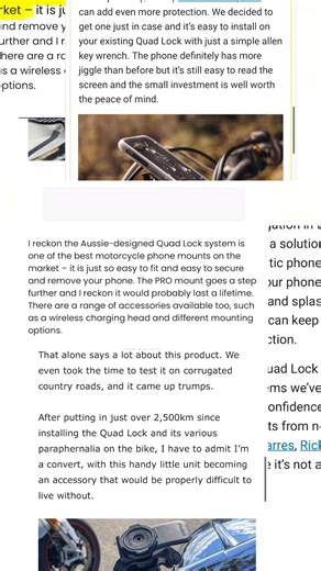 25K views | New to Quad Lock? Shop our Strong and Secure Motorcycle Galaxy Kits. | QUAD LOCK | Facebook