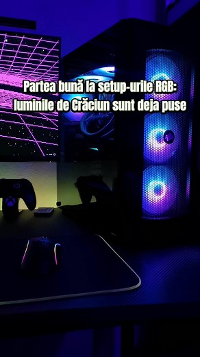 Sărbători liniștite să aveți! ❤️ #pc #ndrpc #christmas #setup #rgb TikTok