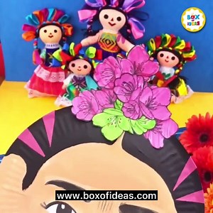 Frida Kahlo Art Activity for Kids • DIY Home Decor Kit • Mexican Arts and Craft Printables for Kids • Instant Download • DIY Craft Kit - Etsy