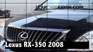 Consumer Review Video - 2008 Lexus RX350 3.5L V6