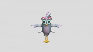 Angry Birds Movie 2 Silver - Download Free 3D model by biancadayana